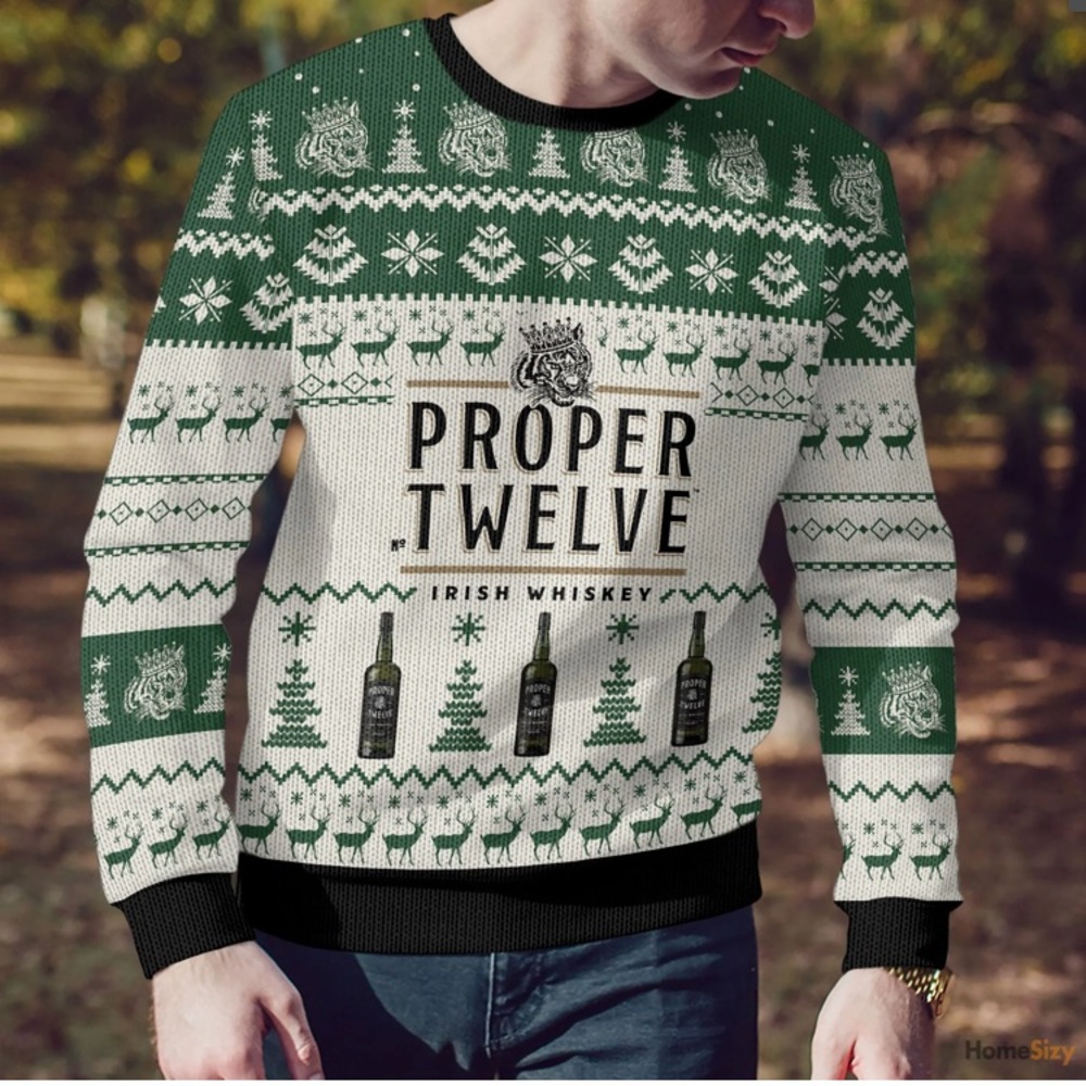 Proper twelve Irish whiskey jumper size XL brand new